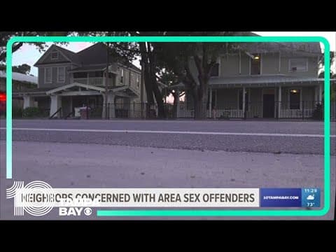 Neighbors concerned with area sex offenders