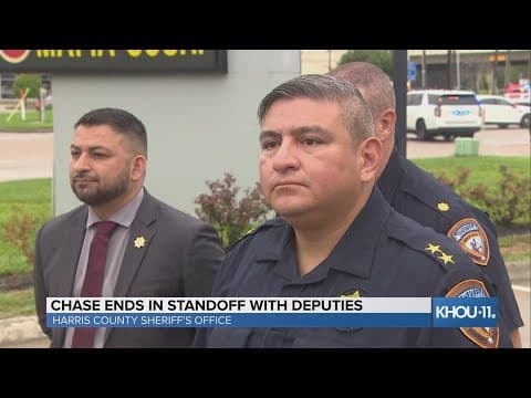 HCSO gives update on chase that led to crash, standoff with deputies