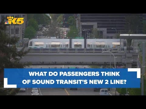 Sound Transit's 2 Line is open. Here's what passengers think of the new ride