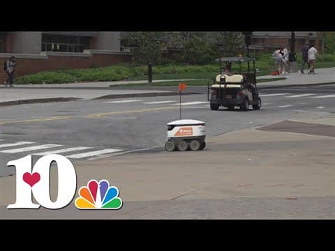 City leaders vote tonight to ban food delivery robots from the city of Knoxville