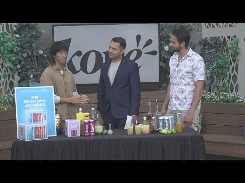 Owners of Kove craft-brewed and organic cocktail company, visits CBS 8 Mornings.