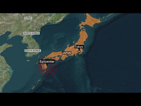 Tsunami advisory issued after 6.6 earthquake in Japan