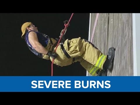 Thibodaux firefighter severely burned by backdraft on Christmas Day