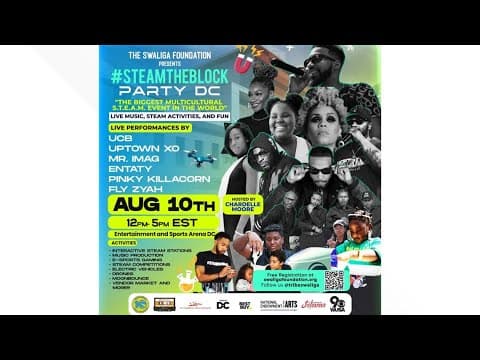 #STEAMTHEBLOCK Party 2024 is the perfect send-off for back-to-school!