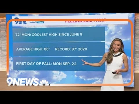 Colorado gets a taste of fall weather