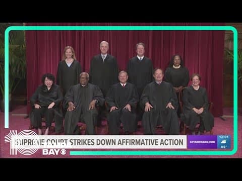 Supreme Court strikes down affirmative action