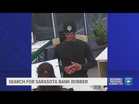 Deputies searching for Sarasota robber