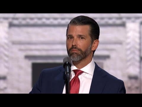 Donald Trump Jr. gives speech at 2024 RNC