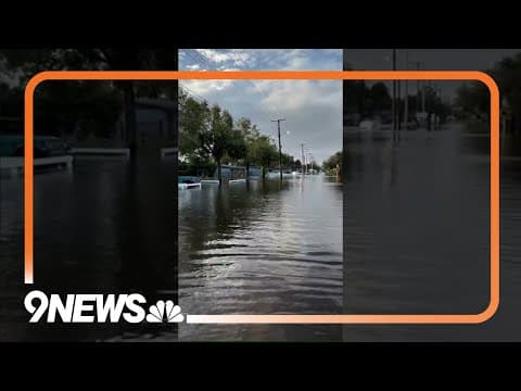 Flooded Streets in Tampa After Hurricane Milton