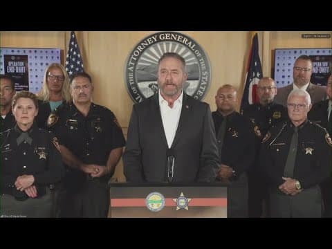Yost discusses results of statewide human trafficking bust