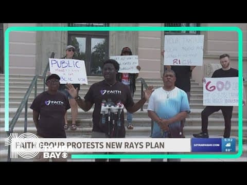 Faith group protests new Ray stadium plan