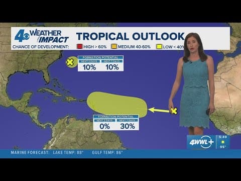 Sunday 5 PM Tropics Update: New spot to track this week in Atlantic