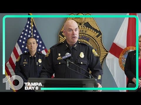 Tampa Police Chief Lee Bercaw gives update on barricaded subject