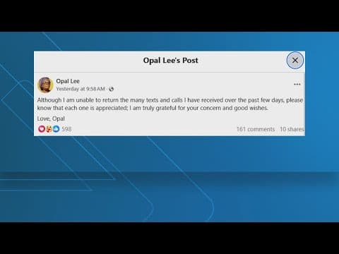 Opal Lee, grandmother of Juneteenth, hospitalized