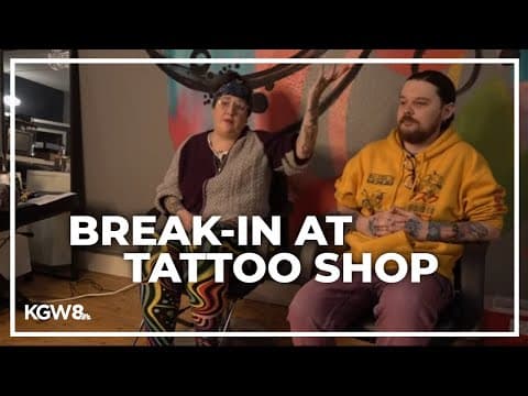 Gresham tattoo shop owners seek thief that broke-in, stole tattooing supplies and family heirloom