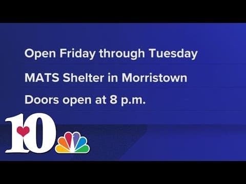 Morristown warming center open through Jan. 2 as weather gets colder