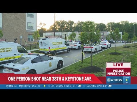 1 shot, another grazed at northeast Indy apartment