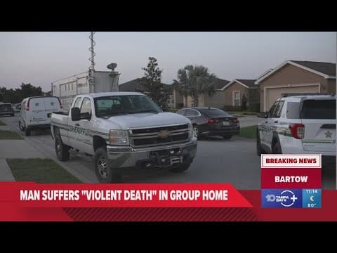 'He died a violent death': 81-year-old man killed at group home in Polk County, sheriff says
