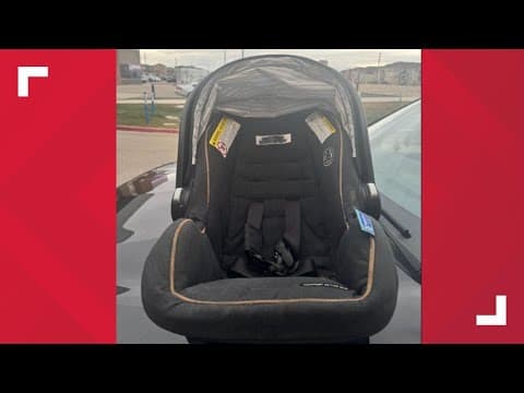 1-month-old baby found in car seat in middle of busy road