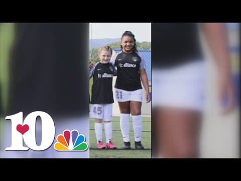 Soccer team helps teammate after storm damage
