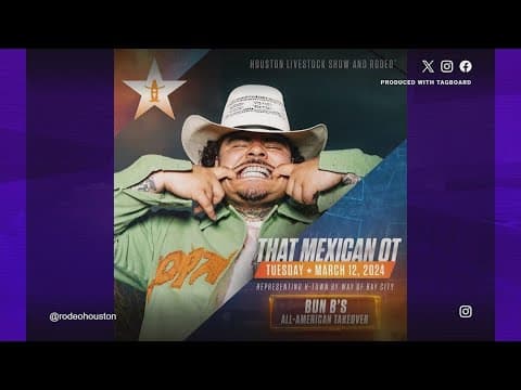 That Mexican OT to perform at Bun B's All American Takeover at RodeoHouston
