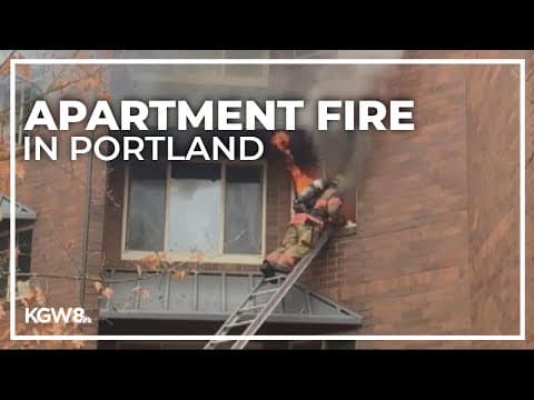 Fire at apartment building in North Portland; no injuries reported