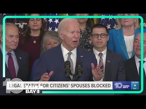 Judge in Texas orders pause on Biden program that offers legal status to spouses of US citizens