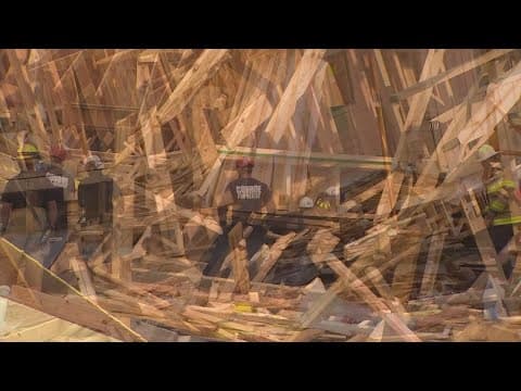 Houston news: Man killed when strong storm causes 2 homes under construction to collapse