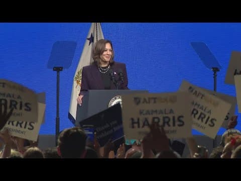 KHOU 11 Team Coverage: VP Kamala Harris speaks at AFT Convention in Houston
