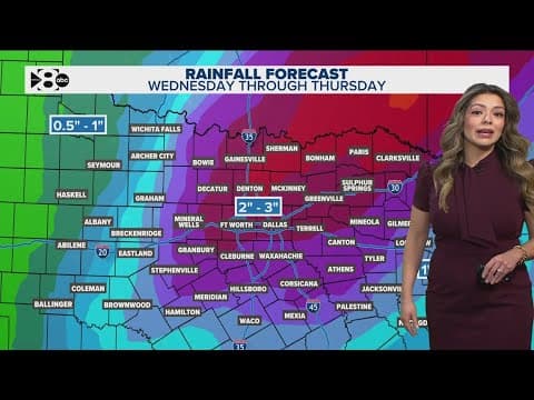 DFW Weather: Rain chances increase tonight and continue through the rest of the week