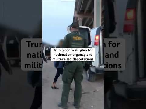 Immigrants rights groups are concerned about Trump using the military to deport migrants. #news