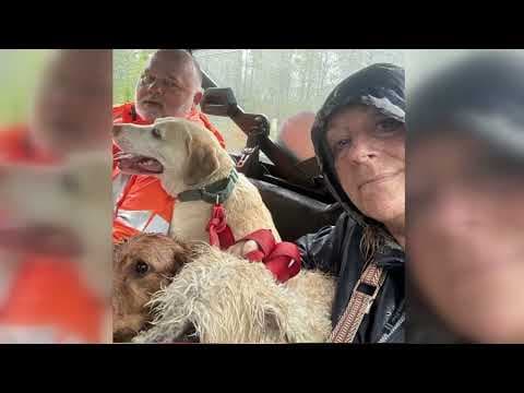 Family watches home burn as flooding stalls firefighters | Via: NBC