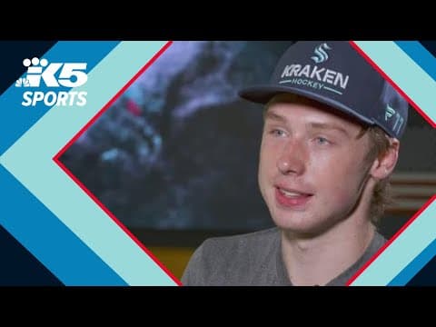Berkly Catton's epic journey from backyard rink to Kraken debut