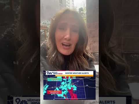 Snow causes problems on I-70 in the mountains as it continues to fall