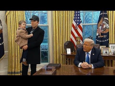 Elon Musk and President Trump speak on bureaucracy in Oval Office (Feb. 11, 2025)