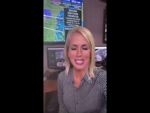 First winter weather alerts of the season issued for Sunday and Monday