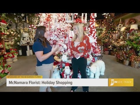 Gifts and home decor for the holidays from McNamara Florist