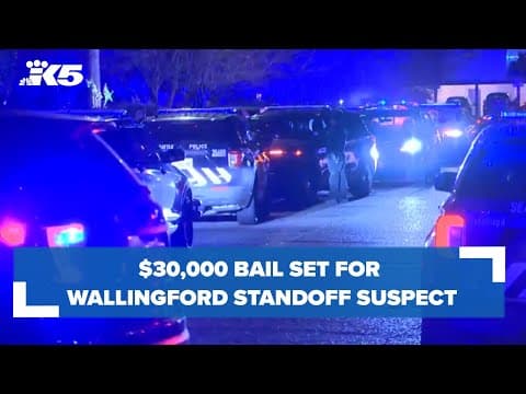 $30,000 bail set for suspect arrested in Wallingford standoff