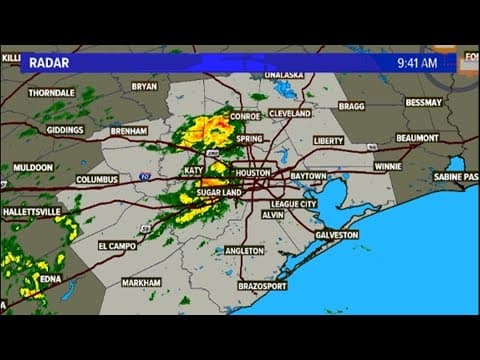 Check live radar as showers move through Houston area