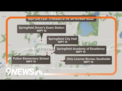 Springfield schools receive threats after Trump made comments about the city