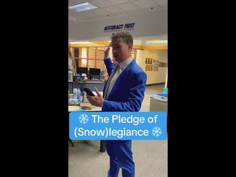 ❄️ The Pledge of (Snow)legiance ❄️