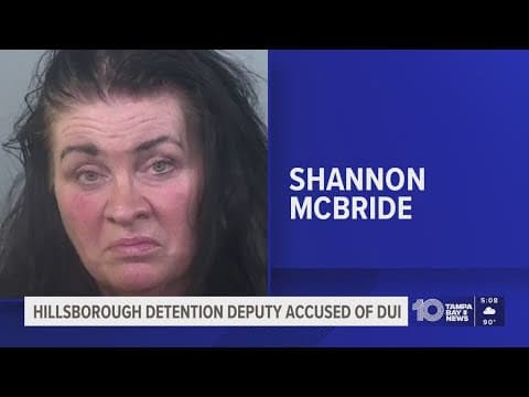 Hillsborough detention deputy arrested for DUI in Manatee County