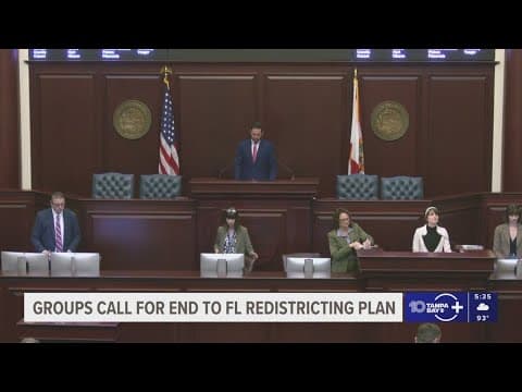 Organizations call for end of Florida's redistricting plan