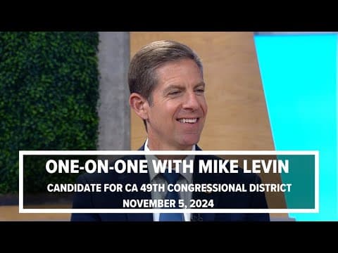 Mike Levin | Candidate for CA 49th Congressional District (full interview)