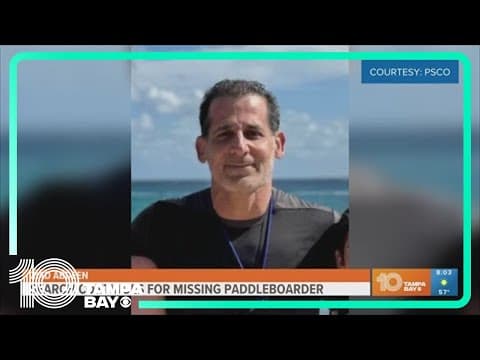 Search continues Sunday for missing paddleboarder in Dunedin