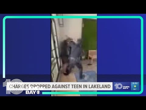 Charges dropped against teen accused of hitting a Lakeland officer when he was tased