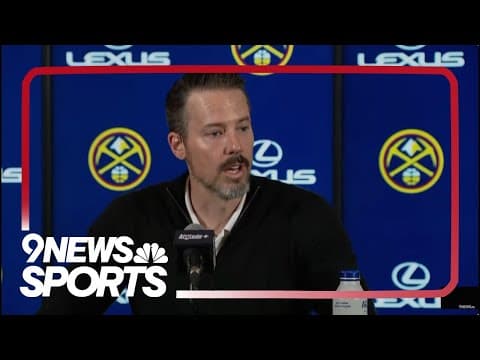 Josh Kroenke holds news conference as Nuggets, Avalanche prepare for playoffs