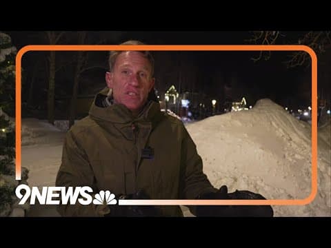 Snow piles up in Colorado's mountains from recent storms