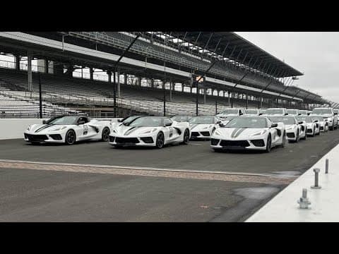 Take a look at the vehicles involved with the 500 Festival in downtown Indianapolis