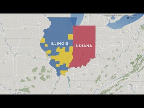 Could Indiana take counties from Illinois?